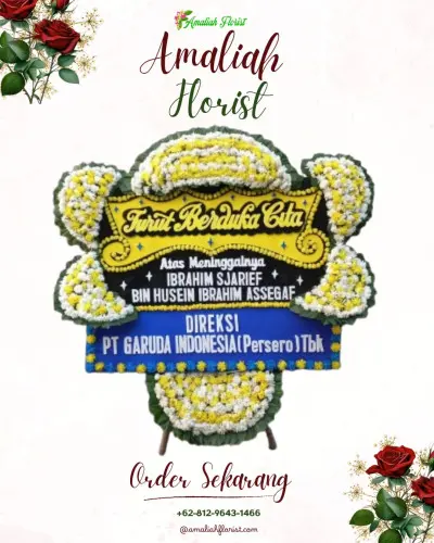 Papan Bunga Duka di Brondong